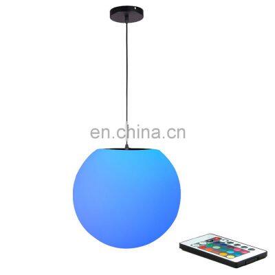 color changing Weddings Decoration Christmas battery outdoor garden led hanging pendant chandelier ball light lamp