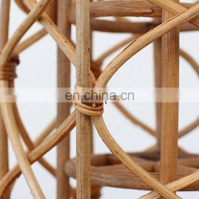 Vietnam Supplier Candle Holder Rattan Natural Lantern 100% Eco-friendly Candlestick Holder in Bulk Handicraft European Style photo-4