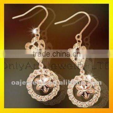 wholesale unique design 925 silver chandelier earring patterns