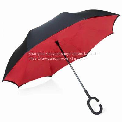 Inverted Umbrella Car Umbrella Sunshade Standable All Kinds of Umbrellas Customized 13 Years of Production Experience photo-3
