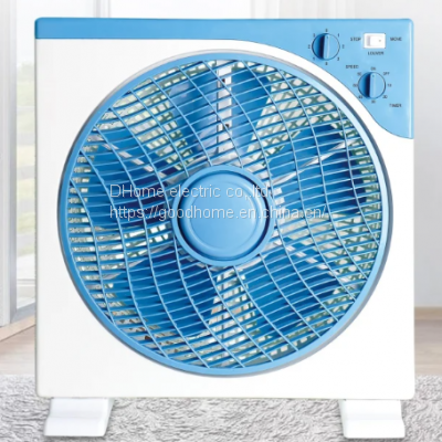 Box Fan 12′′ with 3 Speeds, Rotatable Grill Desk Fan, Quiet Operation Fast Cooling Fan with 120 Min Timer