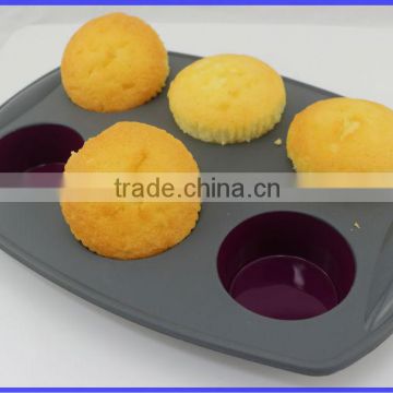 2014 Flexible Nonstick Two Tone Custom Silicone Bake Ware