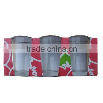 wholesale cheap glass cup/ drinking glass cup/ice cream glass cup