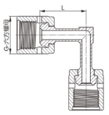 VCR Nut 90 ° Elbow VFUE photo-2