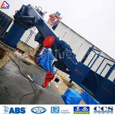 Hydraulic Marine Jib Crane  Telescopic Boom Crane Yacht Crane Marine Deck Knuckle Boom Deck Cranes