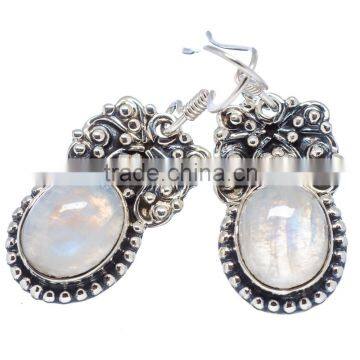 MOONSTONE EARRING ,925 sterling silver jewelry wholesale,WHOLESALE SILVER JEWELRY,SILVER EXPORTER,SILVER JEWELRY FROM INDIA