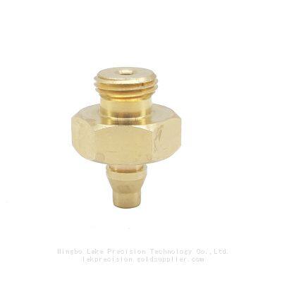 Copper nozzle Copper bushing Composite CNC lathe machining Stainless steel parts fastener processing