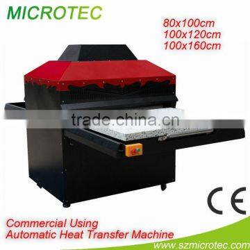 pneumatic Large format 80x100cm,100x120cm, 100x160cm heat presses for t shirts