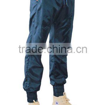 2016 OEM Wholesale Mens Navy Nylon Windbreaker Jogger Pants