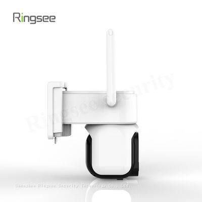 Ringsee Wireless Solar Panel Powered 360 PTZ Outdoor IP Cameras PIR Sensor WIFI CCTV Battery With SIM Card Solar Camera photo-5