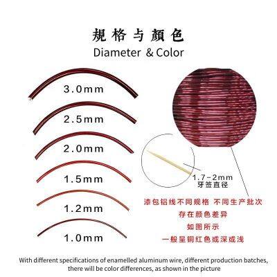 High Break Voltage Enameled Wire Good Heat Resistance Speech Coil Aluminum Wire Enameled Wire Supplier photo-2
