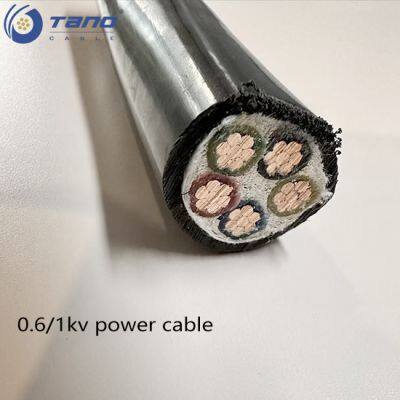 0.6-1kv multi core power cable copper cable 5core