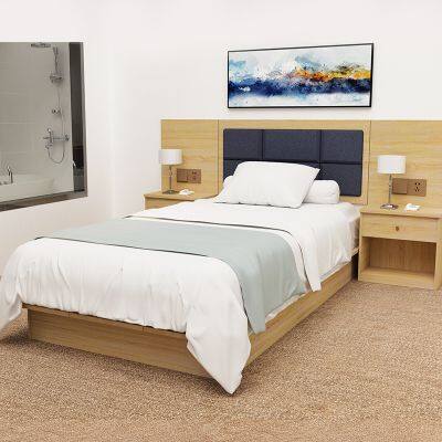 Customized Classic Design Marriott Hotel Furniture 5 Star Guest Room Hotel Furniture Modern King Bed Hotel Bedroom Furniture Set photo-3