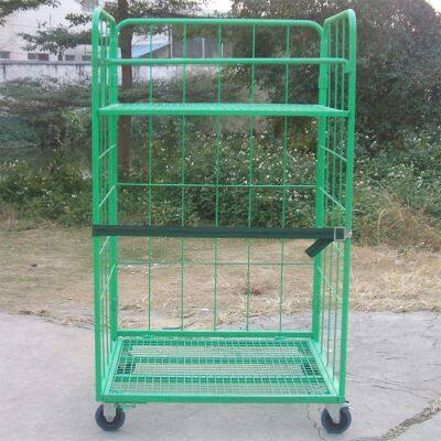 Sturdy Metal Hand Cart for Warehouse Logistics and Tool Transportation