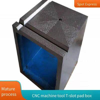 Inspection T-slot Square Box, Ht250 Special-shaped Cast Iron Square Box, Machine Tool Heightening Cushion Box