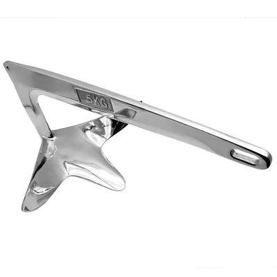 Heavy Duty Marine Grade Polished 316 Stainless Steel Bruce Style Claw Force Boat Anchor