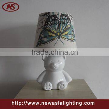 Panda kid ceramic table lamp