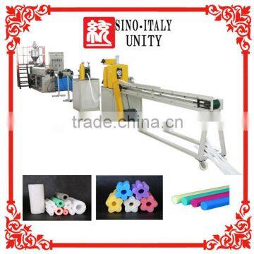 Cheap price PE foam pipe extruding machine