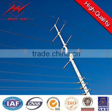 Treated 35FT galvanized steel tubular pole for Philippines                        
                                                                                Supplier's Choice