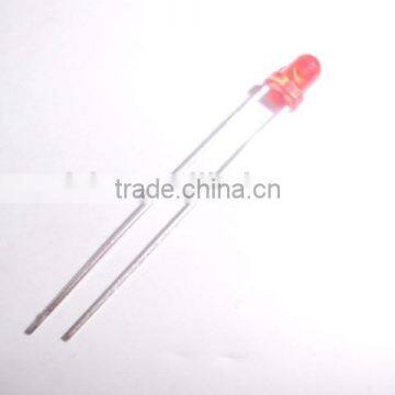 3mm LED Light-emitting diodes (leds) F3 Red hair red Red light