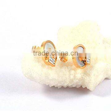 Golden Earring Designs for Women Lock Earrings photo-4