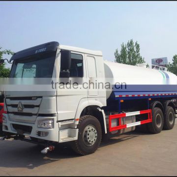 yellow river 6*4 16cbm euro 2 water sprinkler tank truck