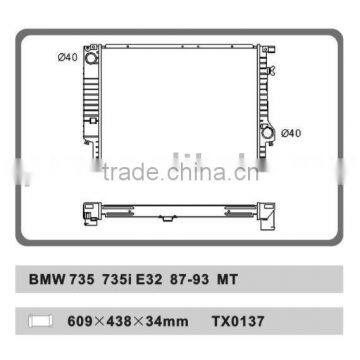 AUTO RADIATOR FOR BMW735 735i E32 87-93 MT