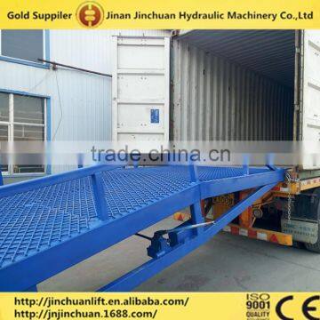 Mobile hydraulic yard ramp/mobile dock ramp QYDCQY-6