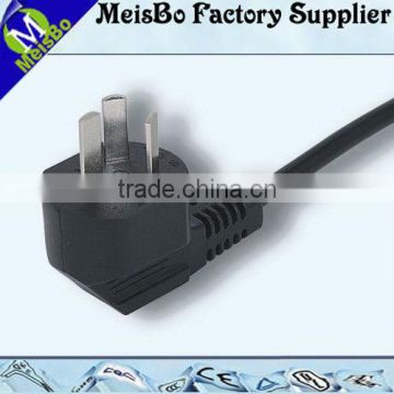 China ac power cord 3 pin plug