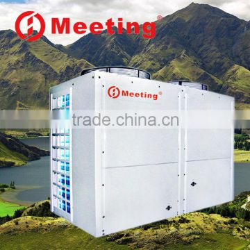 Multi-Function Fluorine Cycle Domestic shower with tank Air to air water double Source Floor heating heater solar Heat Pump