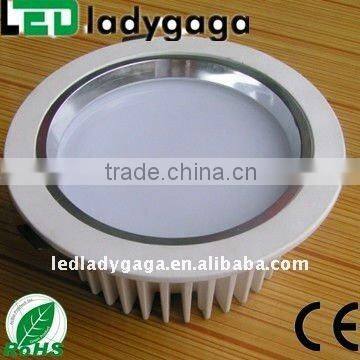 2012 most popular 3-18w high brigtness and uniform recessed round led panel light around