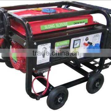 Dual fuel natural gas and gasoline generator 2.5kw with key start and decompression valve