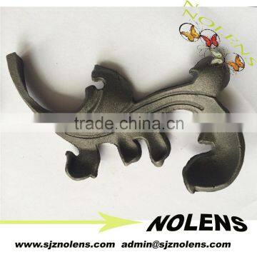 new arrival wrought iron leaves, cast iron components