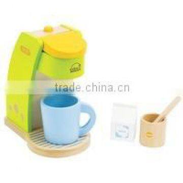 Modern Coffee Maker Toy Kitchen Wooden Toy for Children