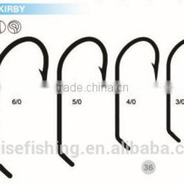 White Nickle high carbon steel PR-4202 KENDAL KIRBY wholesale fishing hook