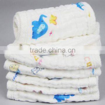 Gauze Fabric Baby Towel with 15X45cm