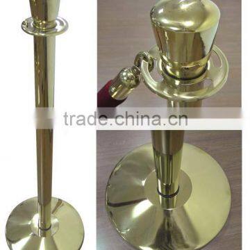 Brass Crown Rope Stanchion With Cement Base photo-3