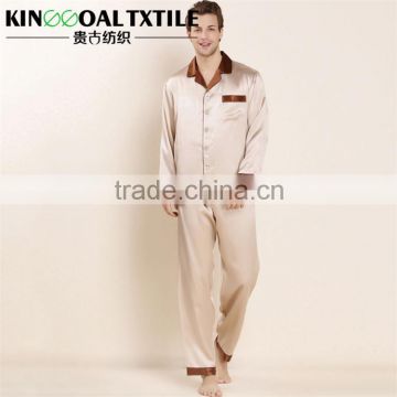 Luxury Men's Classic Silk Pajama Set Sleepwear by 100% Silk