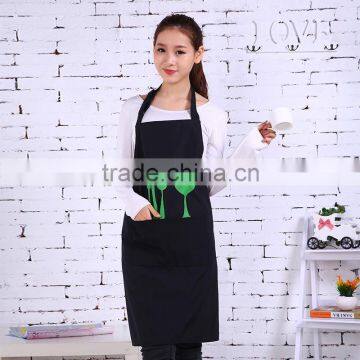 yiwu factory OEM design logo priend cooking apron for men