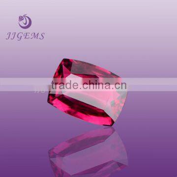 wholesale rectangle gems red cz for sale