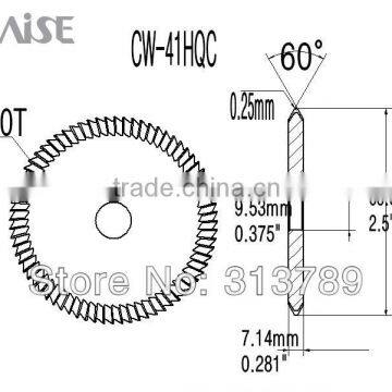 CW-41HQC HSS key milling cutter for HPC key machine