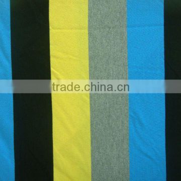 21s 190gsm CVC 60/40 color stripe jersey fabric