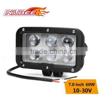 high lumen spot led work light 60w for jeep atv suv