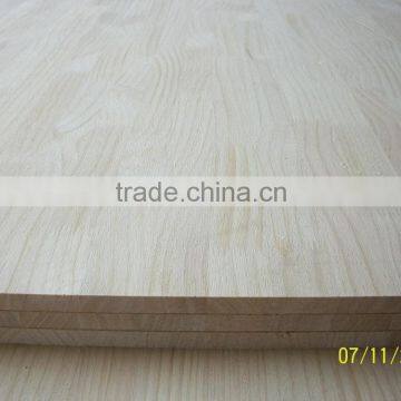 1220*2440mm rubber wood finger joint lamination board in good quality for indoor use