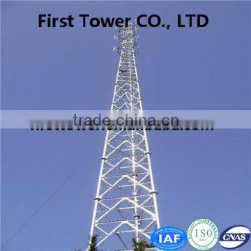 3-leg steel tube wifi communication tower