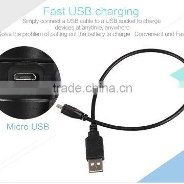 Portable High Bright XML2 LED Rechargeable USB Flashlight A2 photo-6