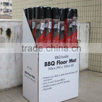 100% polyester barbeque grill mat in nonwoven felt