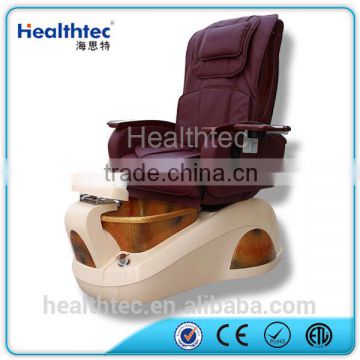 luxury glass bowl pedicure spa massage chair for nail salon