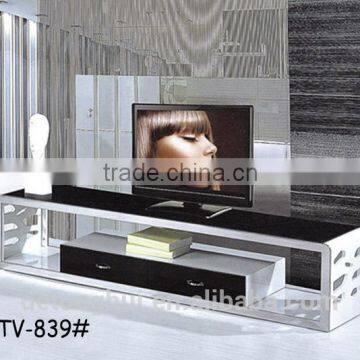 modern living room furniture glass surface TV stand (TV-839#)