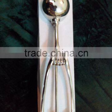ANTIQUE METAL BRASS ICE CREAM CUTTER SCOPE 30 GRAM, 50 GRAM & 70 GRAM CAPACITY photo-4